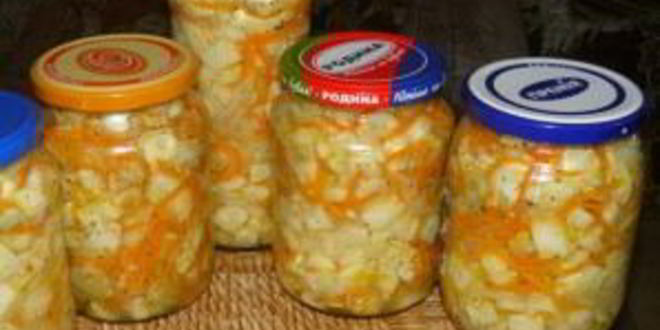 Рецепт кабачков и патиссоны на зиму