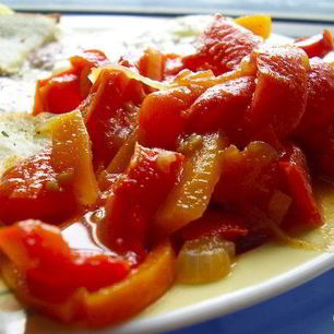 Рецепт Кабачков с помидорами на зиму