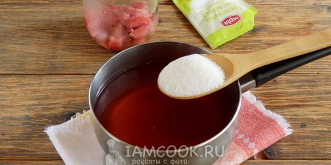 Рецепт клубничного компота с лимонной кислотой на зиму