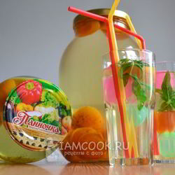 Рецепт Компота из абрикосов с лимоном на зиму