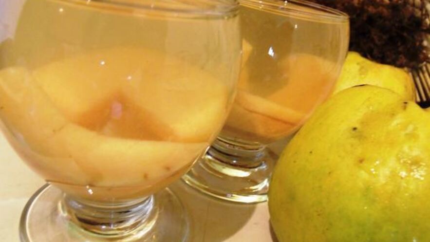 Рецепт компота из айвы