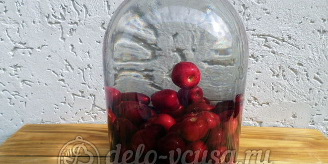 Рецепт компота из черешни на зиму