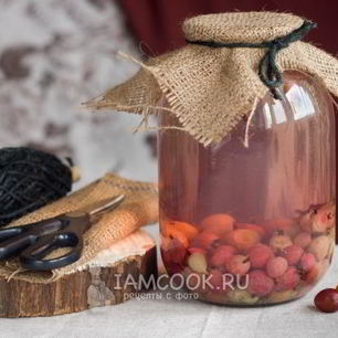 Рецепт Компота из красного и зеленого крыжовника на зиму