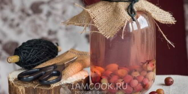 Рецепт компота из красного и зеленого крыжовника на зиму
