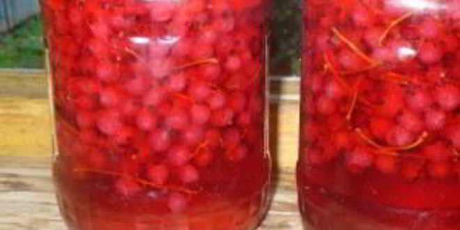Рецепт компота из красной смородины