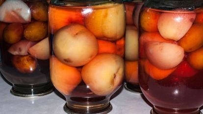 Рецепт Компота из персиков на зиму