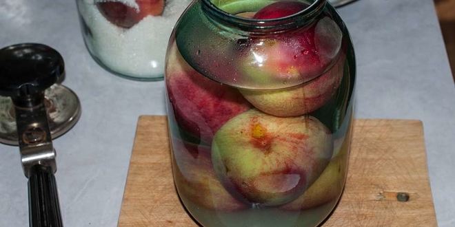 Рецепт компота из персиков на зиму