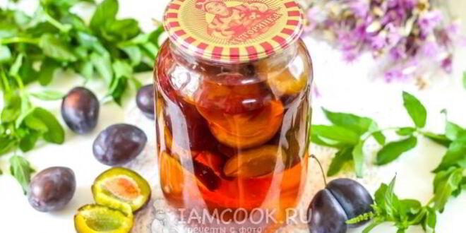 Рецепт компота из сливы на зиму без стерилизации