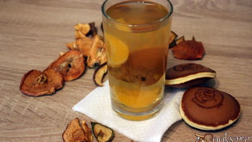 Рецепт компота из сухофруктов с мандаринами