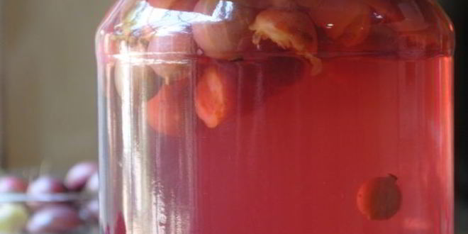 Рецепт компота из вишни и крыжовника