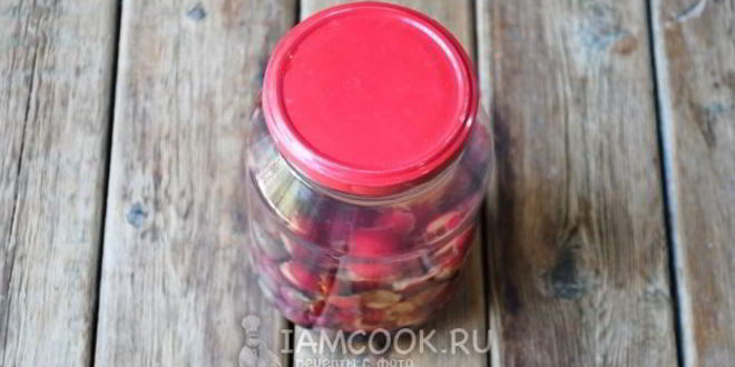 Рецепт компота из вишни и крыжовника