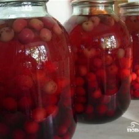 Рецепт Компота из вишни с косточками на зиму