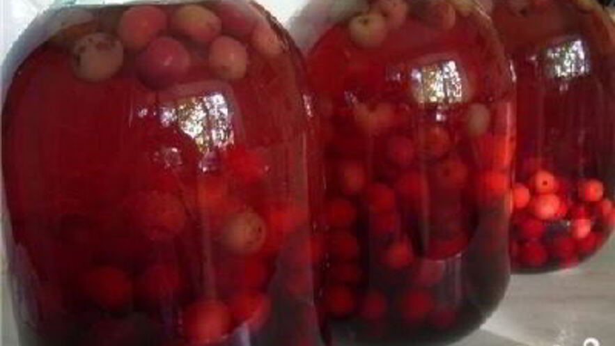 Рецепт компота из вишни с косточками на зиму