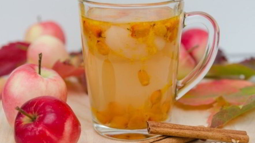 Рецепт компота с фейхоа и яблоками