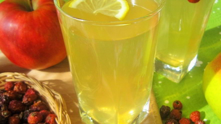 Рецепт компота с шиповником и имбирем