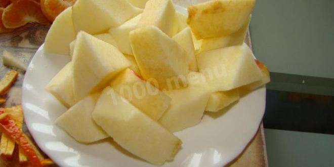 Рецепт мандаринового компота из мандарин и яблок на зиму