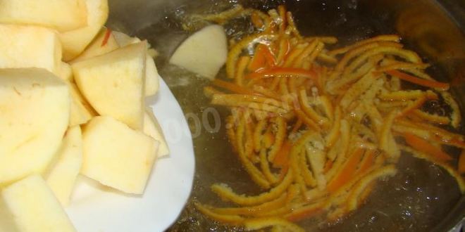 Рецепт мандаринового компота из мандарин и яблок на зиму