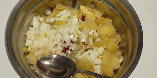 Рецепт квашенной капусты с картофелем