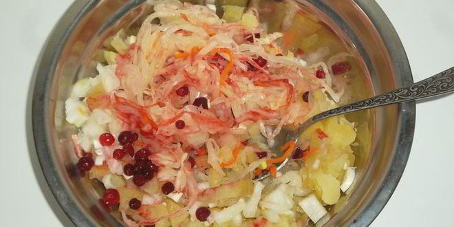 Рецепт квашенной капусты с картофелем