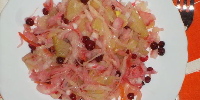 Рецепт квашенной капусты с картофелем