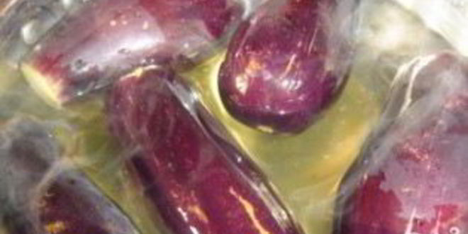 Рецепт квашеных баклажанов с морковкой и чесноком