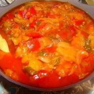 Рецепт Домашнего лечо из болгарского перца и помидор