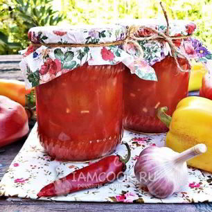 Рецепт Классического лечо с томатной пастой