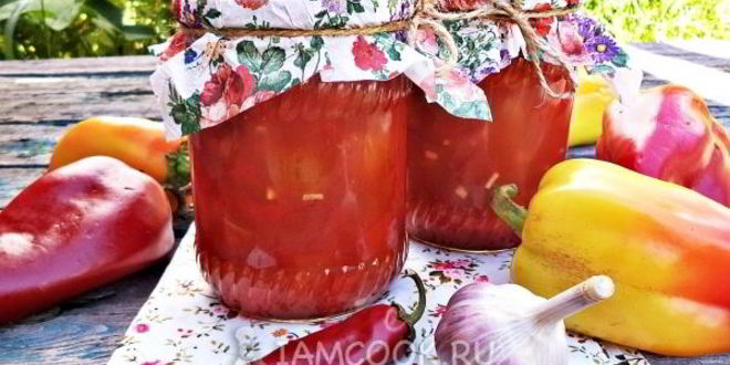 Рецепт классического лечо с томатной пастой