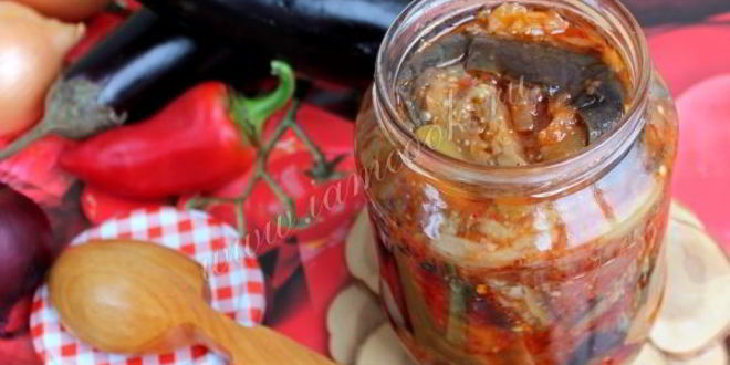 Рецепт лечо из баклажанов на зиму