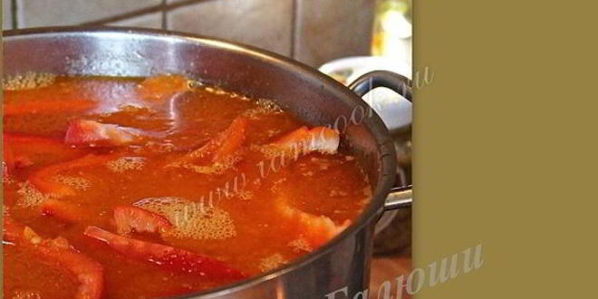 Рецепт лечо из болгарского перца