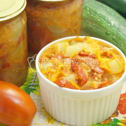 Рецепт Лечо из кабачков на зиму