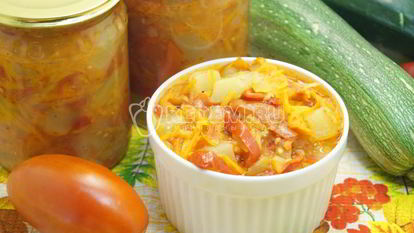 Рецепт Лечо из кабачков на зиму