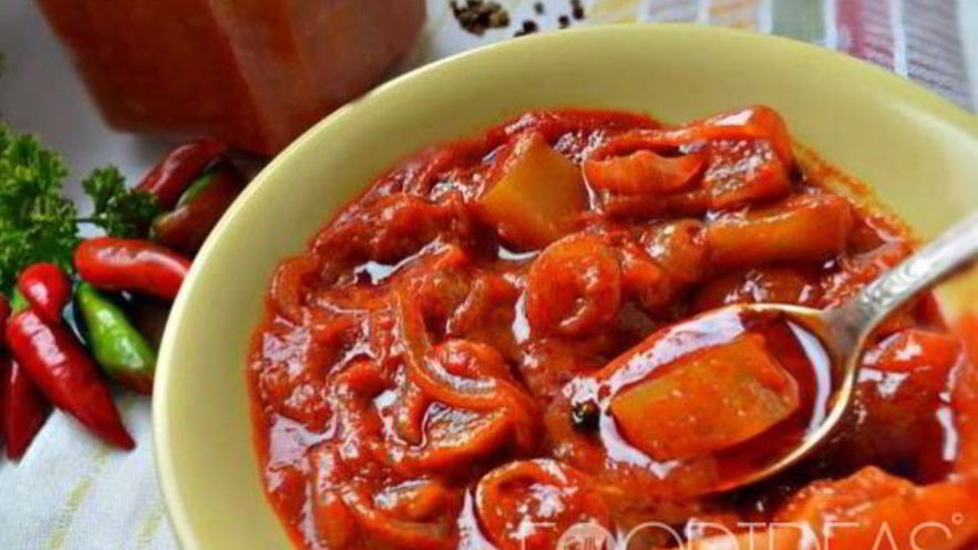 Рецепт лечо из кабачков с томатной пастой