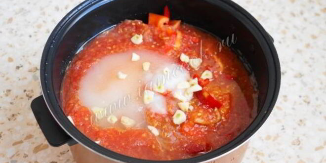 Рецепт лечо по-домашнему в мультиварке