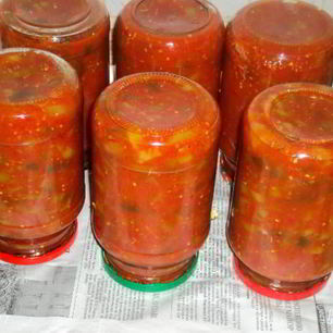 Рецепт Лечо с баклажанами