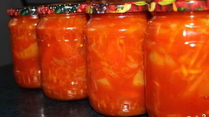 Рецепт Лечо с фасолью на зиму