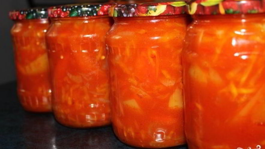 Рецепт лечо с фасолью на зиму