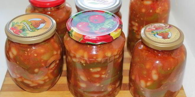 Рецепт лечо с фасолью