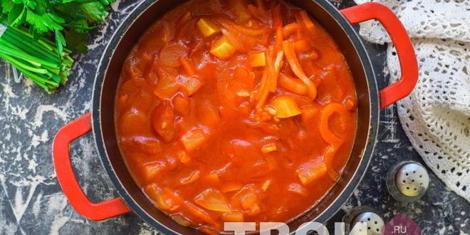 Рецепт лечо с кабачками
