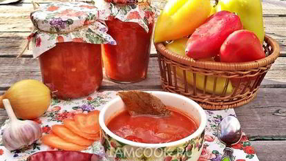 Рецепт Лечо с морковью и луком