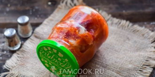 Рецепт острого лечо