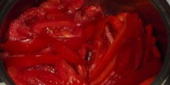 Рецепт помидорного лечо