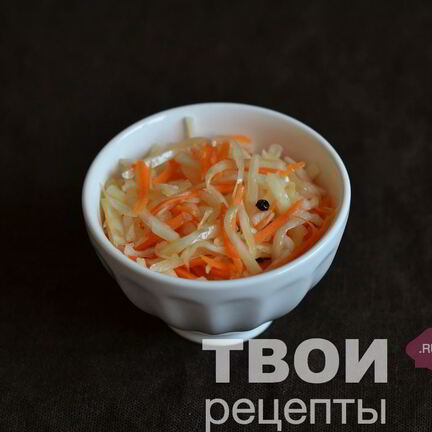 Рецепт Быстрой маринованной капусты