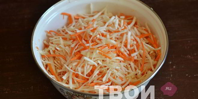 Рецепт быстрой маринованной капусты