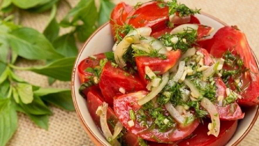 Рецепт быстрых маринованных помидоров