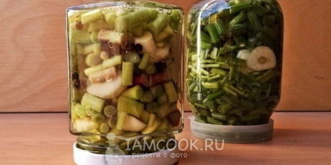 Рецепт черемши маринованной