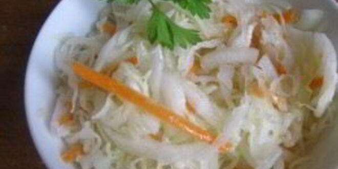 Рецепт капусты острой маринованной
