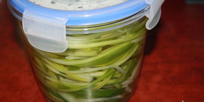 Рецепт маринованной черемши