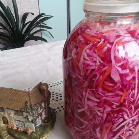 Рецепт Маринованной капусты с чесноком