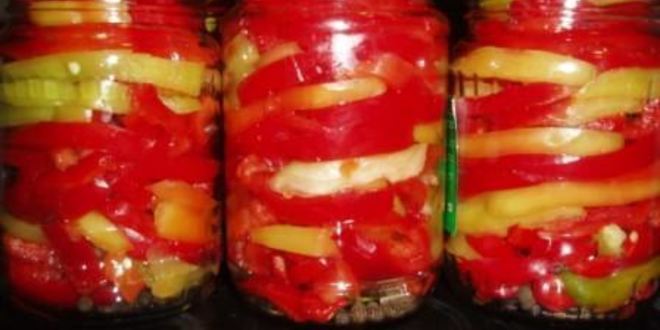 Рецепт маринованной соломки из болгарского перца